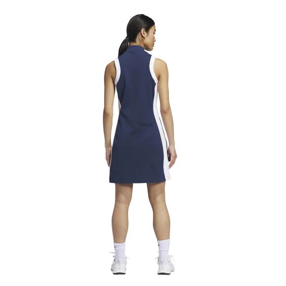 NEW ADIDAS Ultimate Rib Golf Dress Size Small Navy/White Retail $110 - Picture 3 of 7